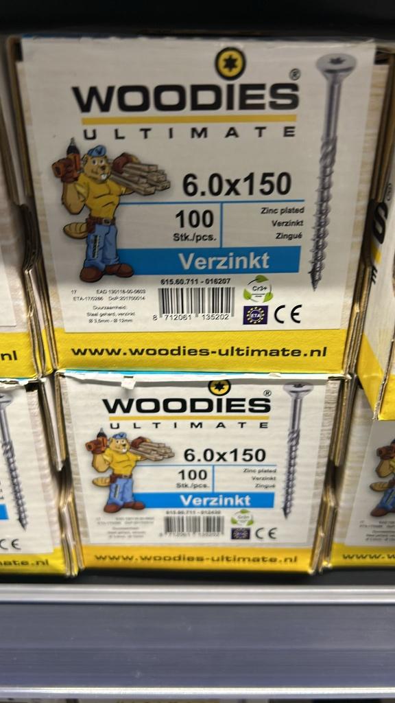 Woodies - schroeven, Ophalen, Nieuw, 50 tot 100 mm, Schroeven
