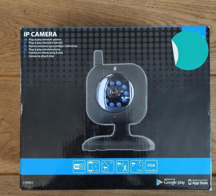 Elro beveiligingscamera, IP camera, Computers en Software, Webcams, Nieuw, Draadloos, Android, Microfoon, Ophalen of Verzenden