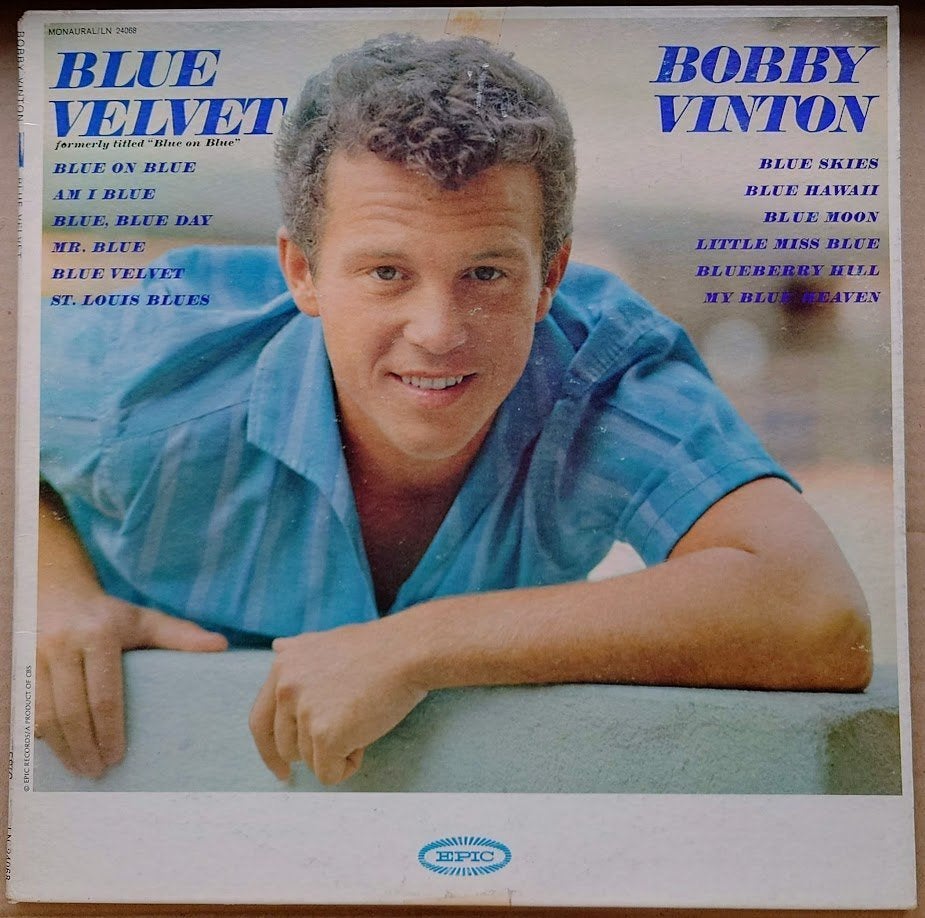 Bobby Vinton - Blue Velvet, Cd's en Dvd's, Beschermende buitenhoes, Ophalen of Verzenden, Gebruikt, 12 inch