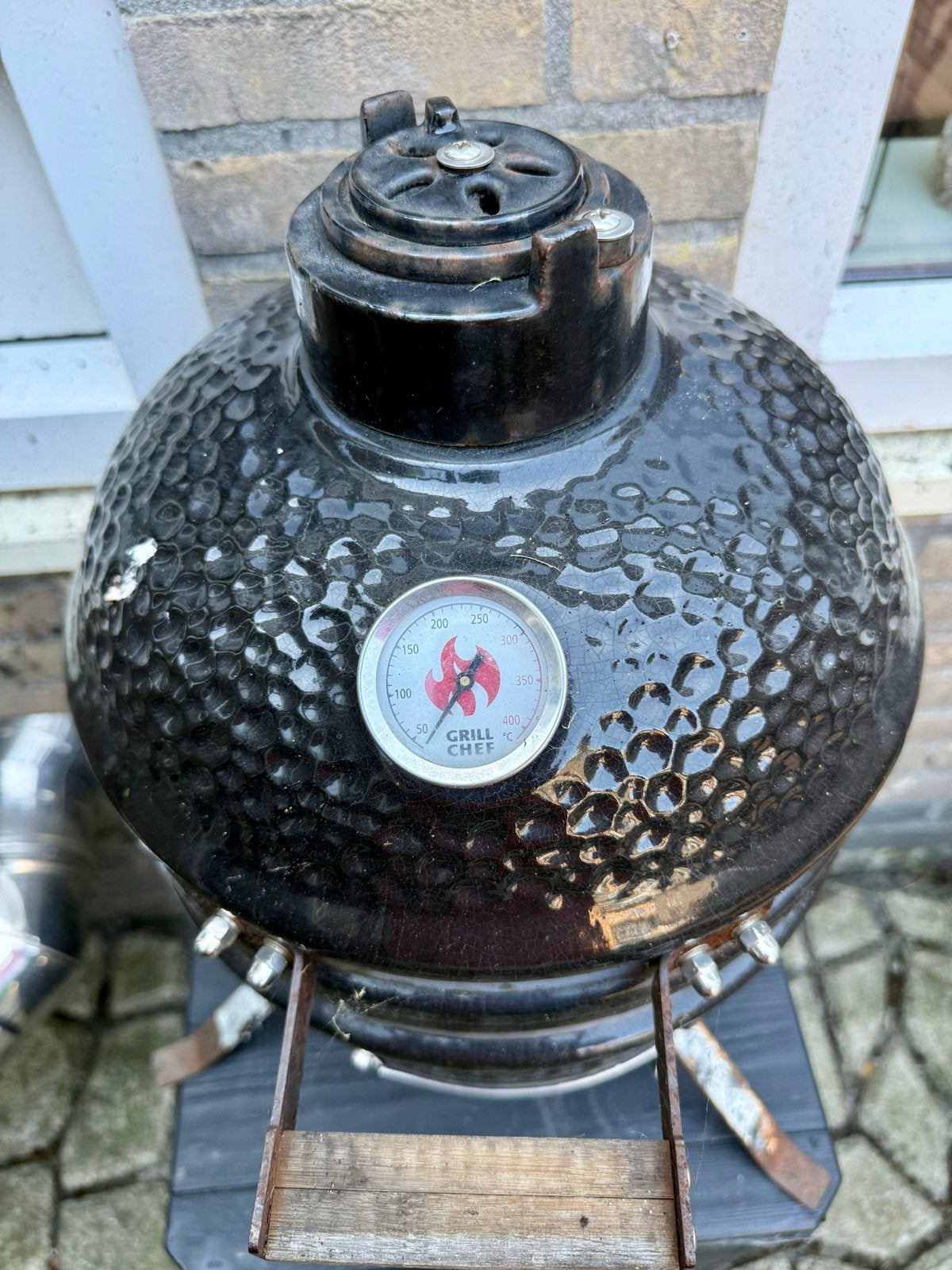 Mini Kamado BBQ - Grill Chef - Perfect voor mals vlees, Tuin en Terras, Ophalen, Gebruikt