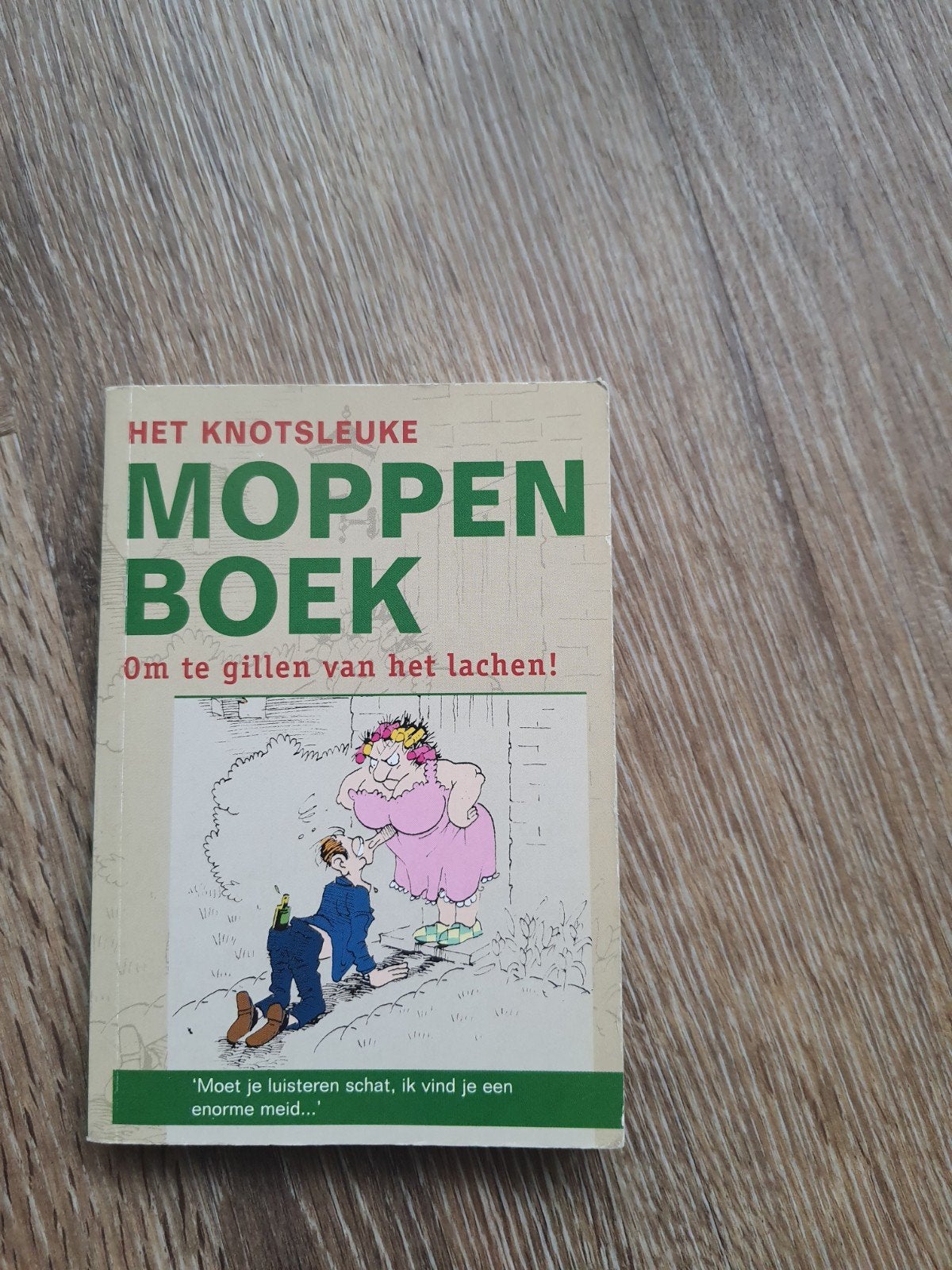 het knotsleuke moppenboek, Ophalen, Zo goed als nieuw, Moppen