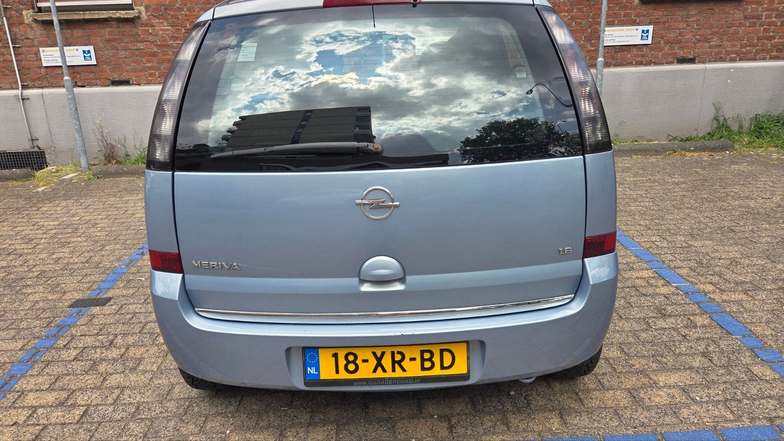 Zeer goed onderhouden opel meriva, Auto's, Stof, Blauw, Handgeschakeld, Particulier