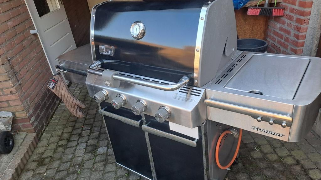 Weber summit buitenkeuken BBQ, Tuin en Terras, Ophalen, Gebruikt, Weber summit buitenkeuken
