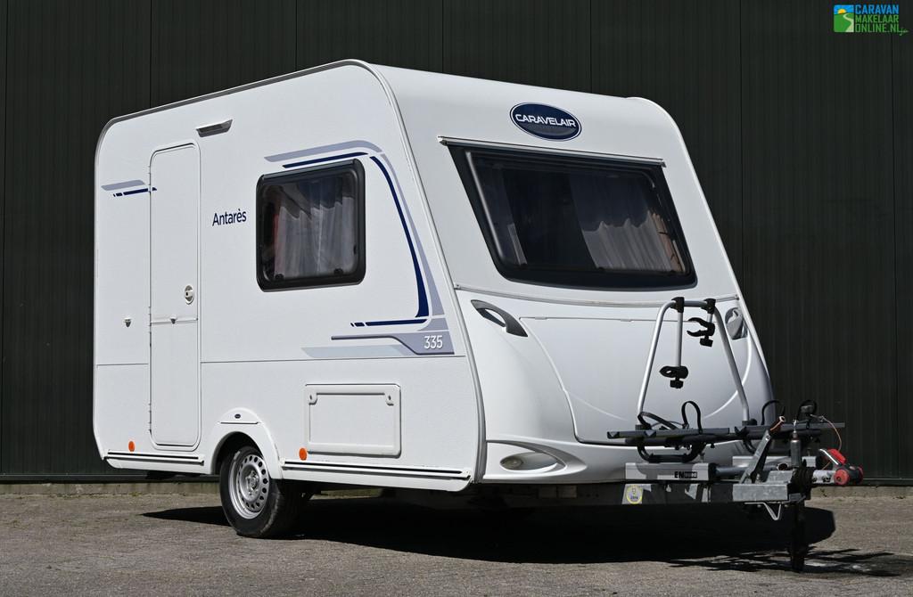 Caravelair Antarès 335 Lichtgewicht|Fietsdrager/ Voortent, Standaardzit, Tot en met 2, 500 - 750 kg, Caravelair