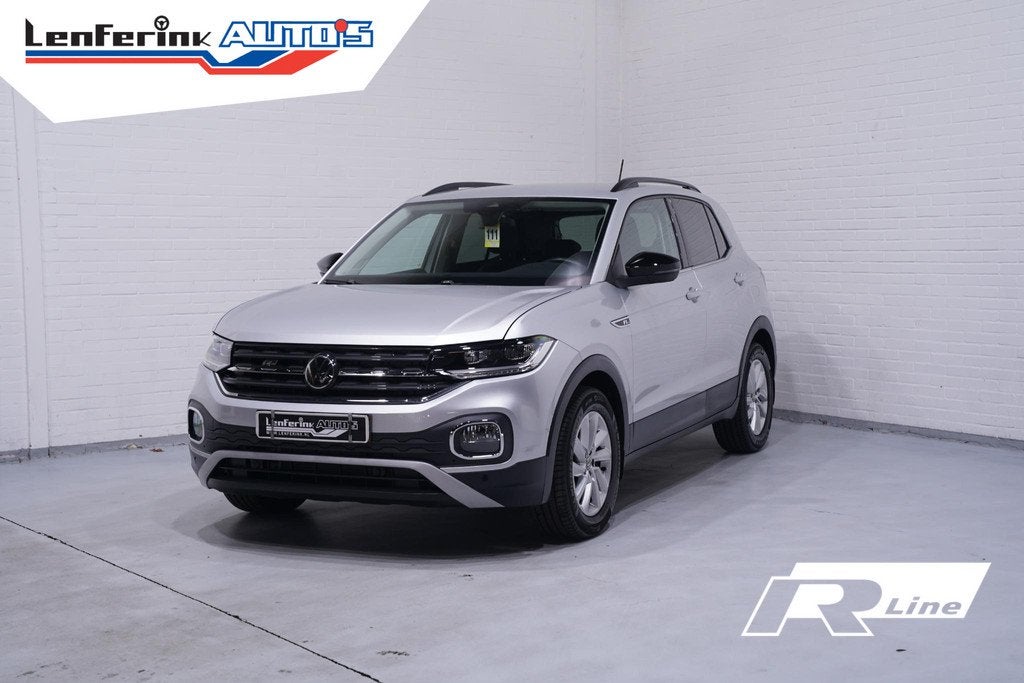 Volkswagen T-Cross 1.0 TSI R-Line Navi Stoelverwarming Camer, Gebruikt, Bedrijf, 1198 kg, 1100 kg