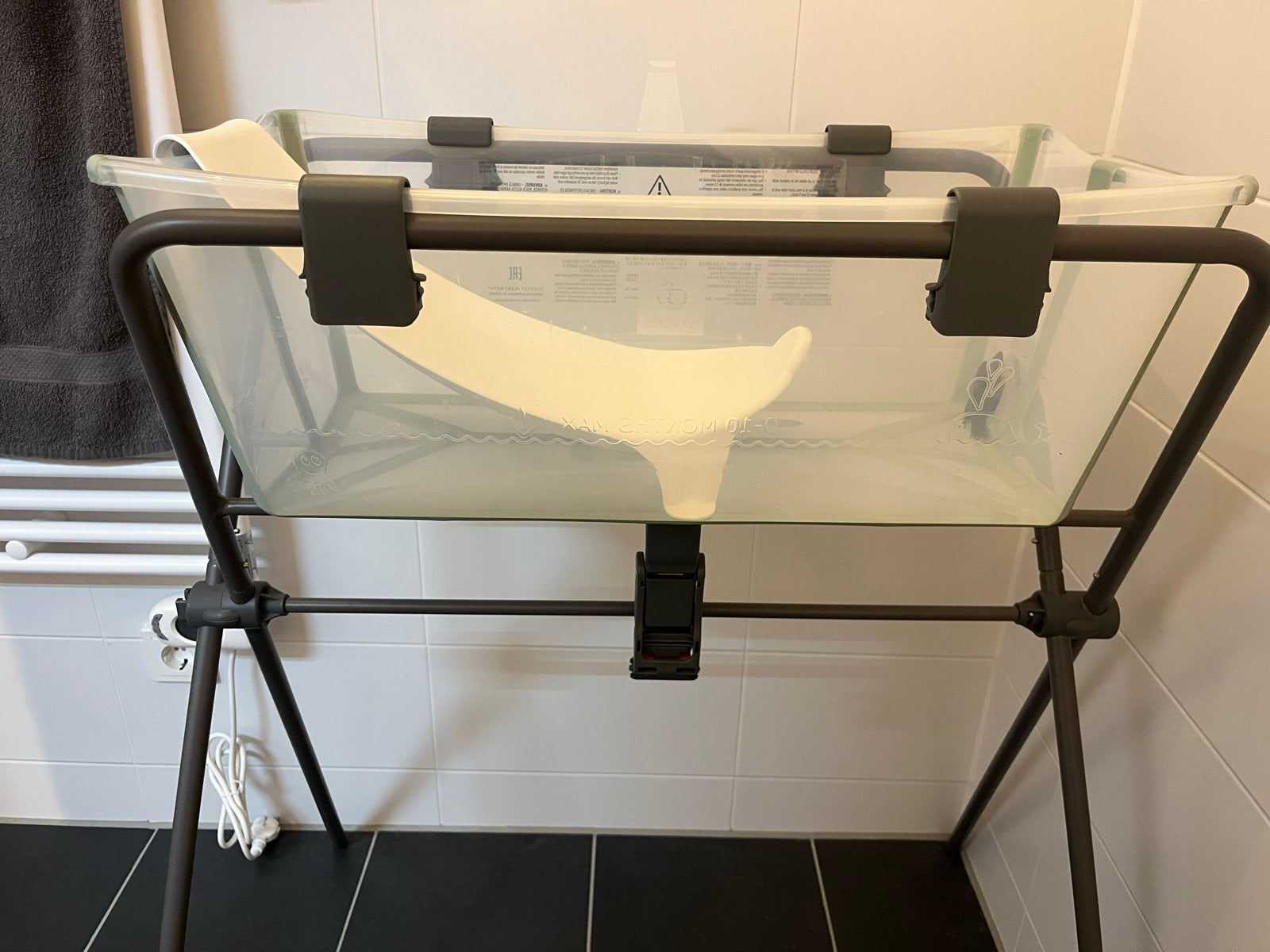 Stokke Flexi Bath opvouwbaar badje met standaard, Kinderen en Baby's, Overige merken, Gebruikt, Ophalen of Verzenden, Badje