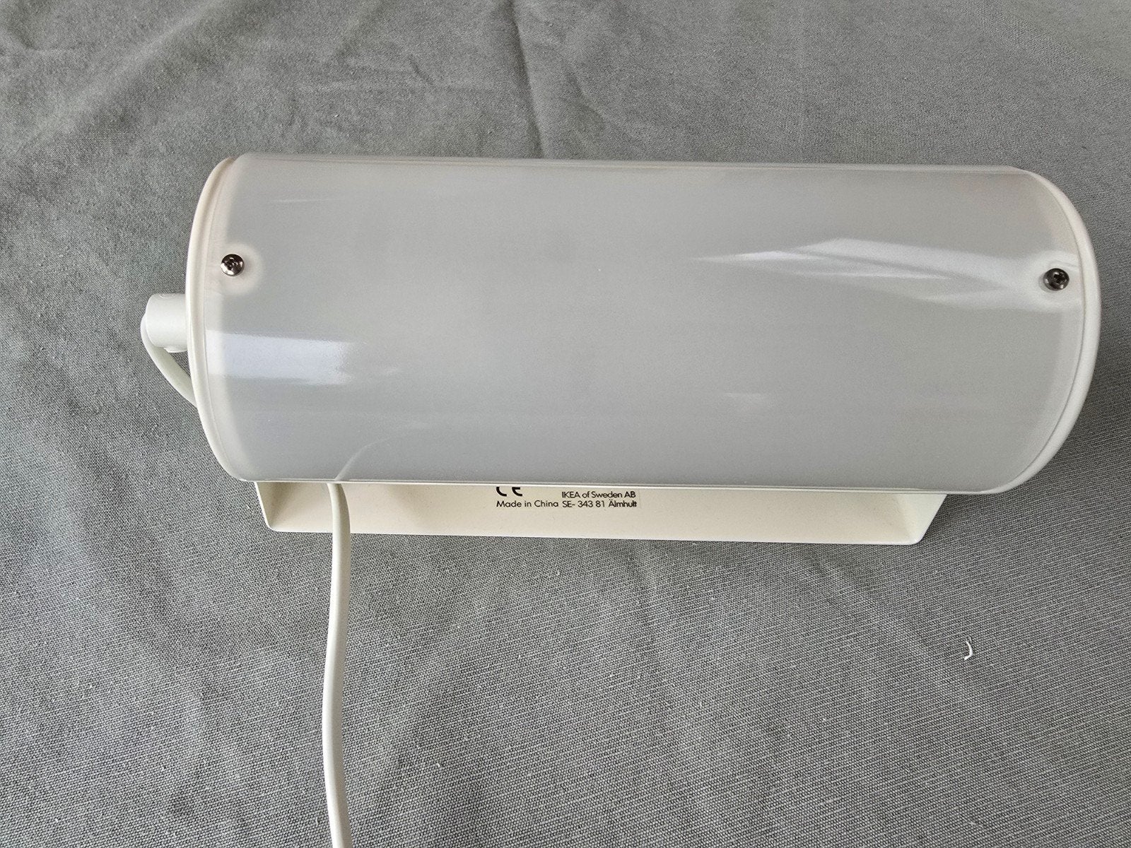 IKEA SMYG V1013 wandlamp wit - Max 28W, Wit, Overige stijlen, Gebruikt, E14 (klein)