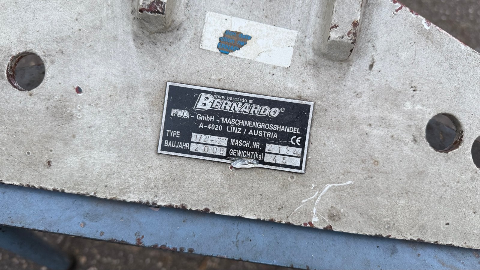 Bernardo buigpers, Ophalen, Gebruikt