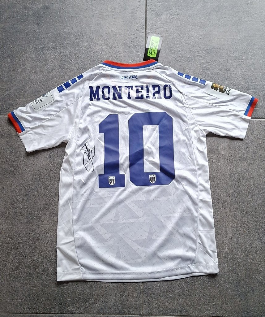 Shirt met originele handtekening; Jamiro Monteiro Kaapverdie, Ophalen of Verzenden, Nieuw, Buitenlandse clubs, Shirt
