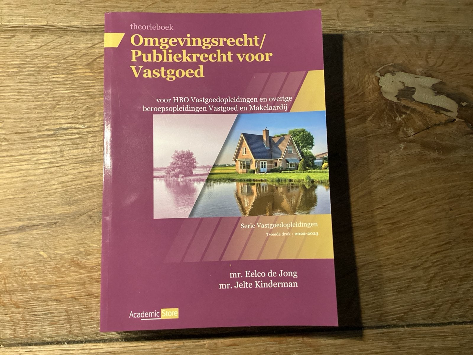Omgevingsrecht/Publiekrecht voor Vastgoed HBO, Ophalen of Verzenden, Gamma, Zo goed als nieuw, HBO
