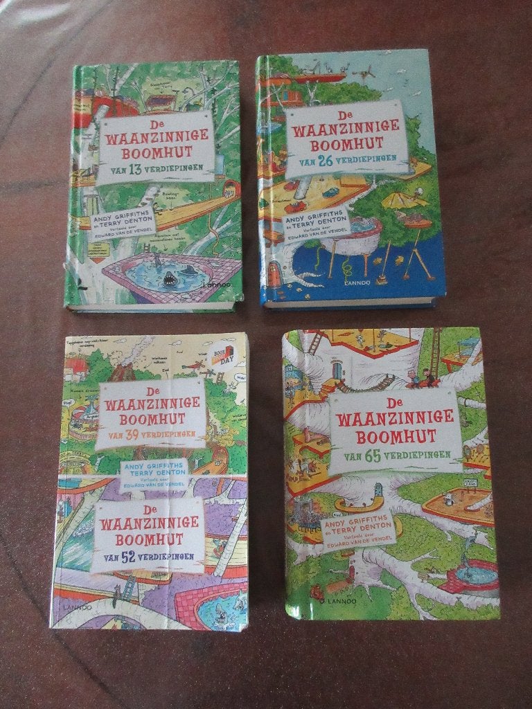 De waanzinnig boomhut  deel 1 t/m 5, Ophalen of Verzenden, Gelezen, Fictie algemeen