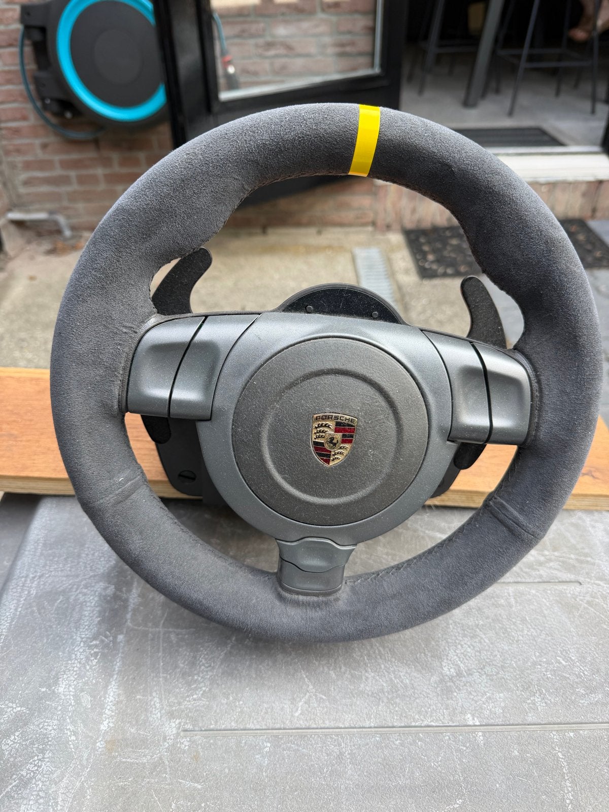 Fanatec Porsche 911 GT3 RS V2 racestuur met pedalen, Ophalen, Racestuur, Gebruikt, Force feedback