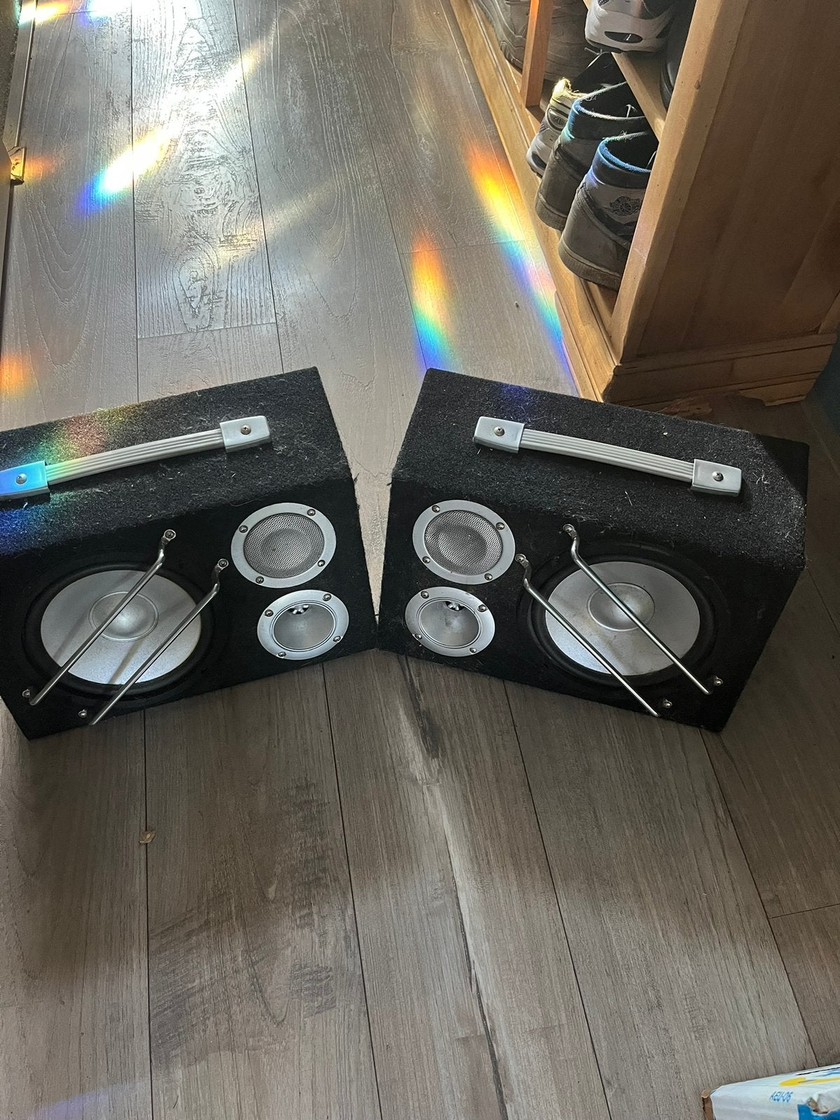 Auto subwoofer/audiospeakers, Ophalen, Zo goed als nieuw