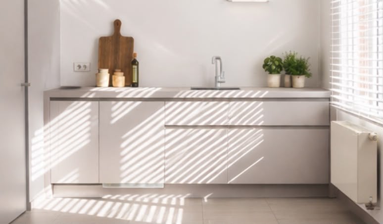 Pantry/keukenblokje, Ophalen, Zo goed als nieuw, Wit, Kunststof