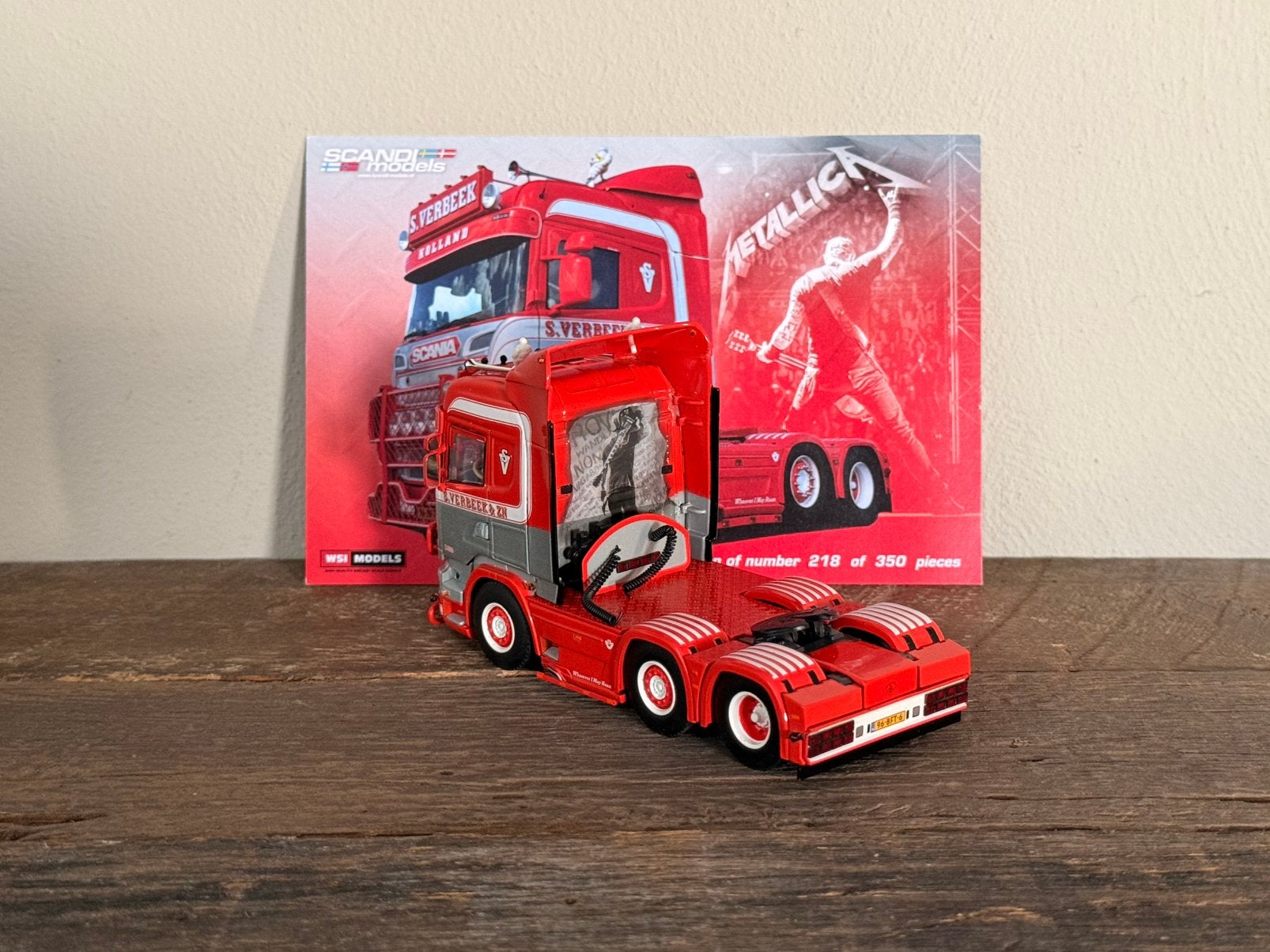 WSI - Scania Highline S. Verbeek, Ophalen of Verzenden, Zo goed als nieuw, Bus of Vrachtwagen, Wsi