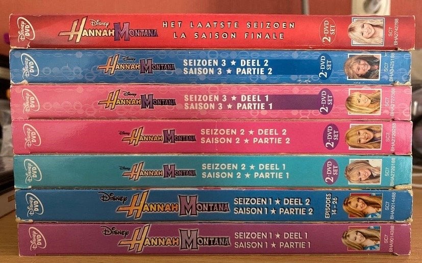 Hannah Montana DVD Collectie - Seizoenen en Film, Engels, Alle leeftijden, Nederlands, Ophalen of Verzenden