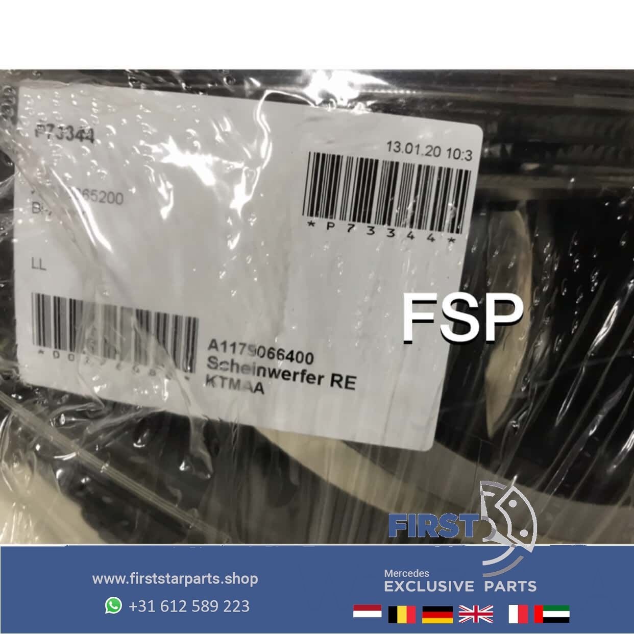 A1179065200 W117 CLA LED Bi Xenon KOPLAMP RECHTS Mercedes 20, Gebruikt, -, Ophalen of Verzenden, -