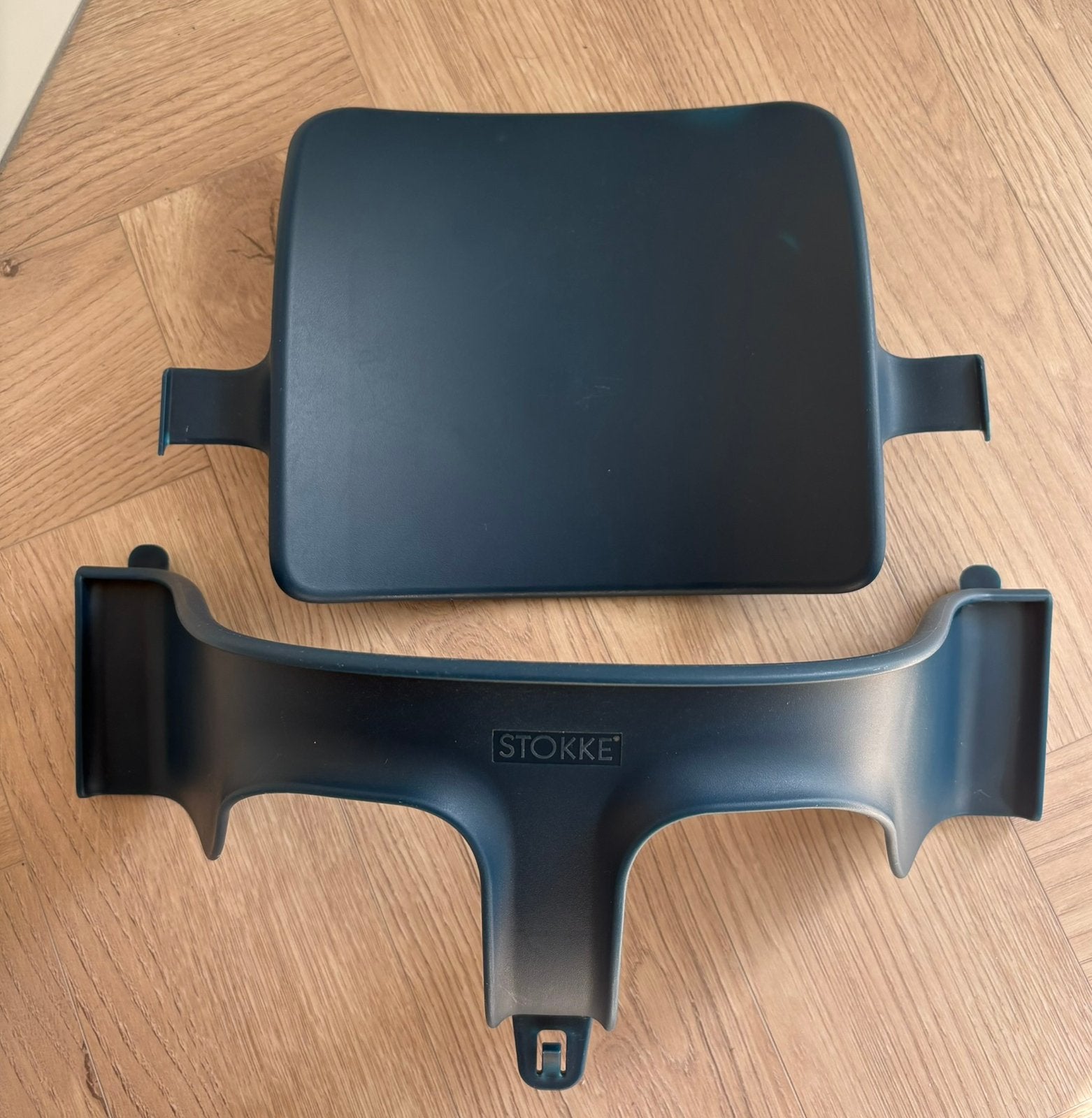 100% origineel! Stokke Tripp Trapp Babyset Midnight Blue, Ophalen of Verzenden, Zo goed als nieuw, Meegroeistoel, Aanschuifbaar