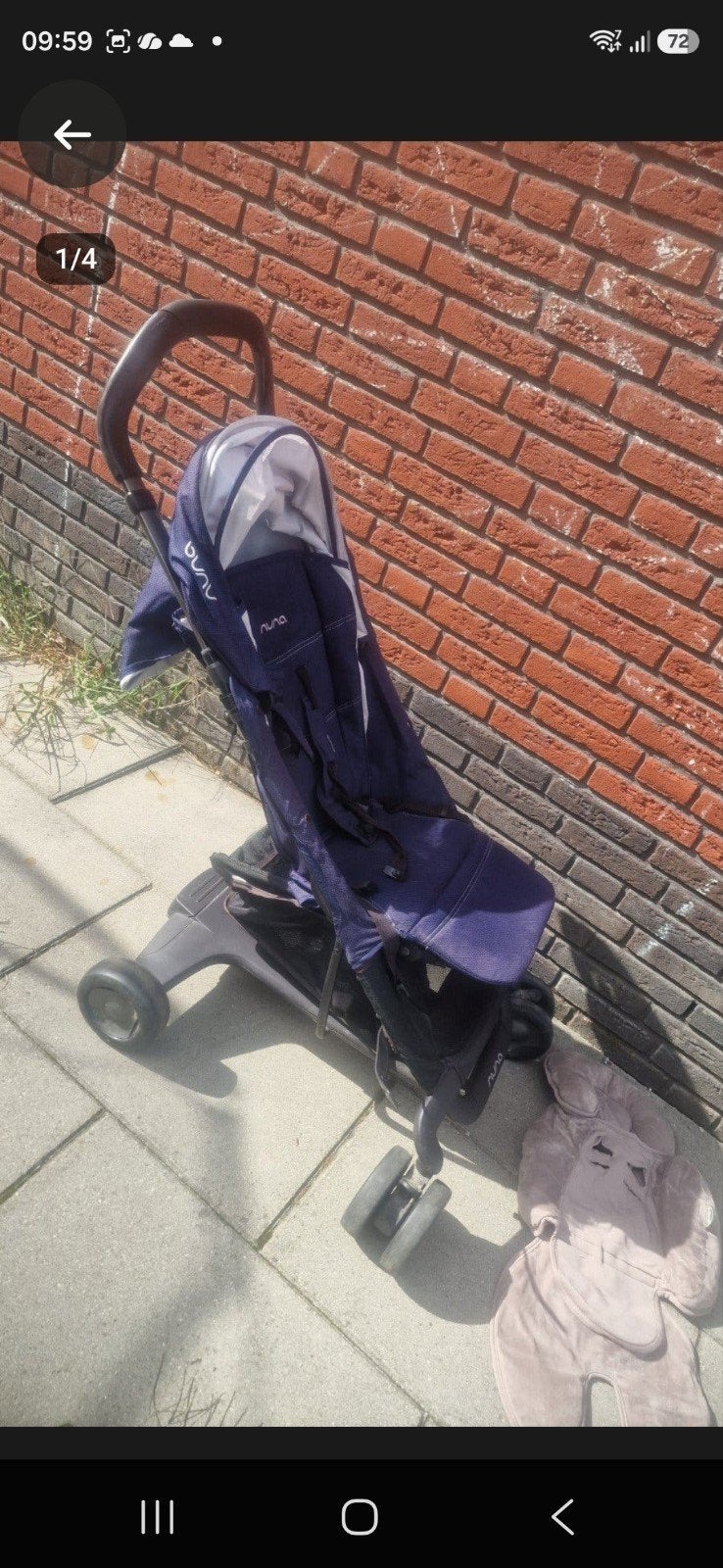 Nuna Pepp Luxx buggy met inlegkussen, Kinderen en Baby's, Ophalen of Verzenden