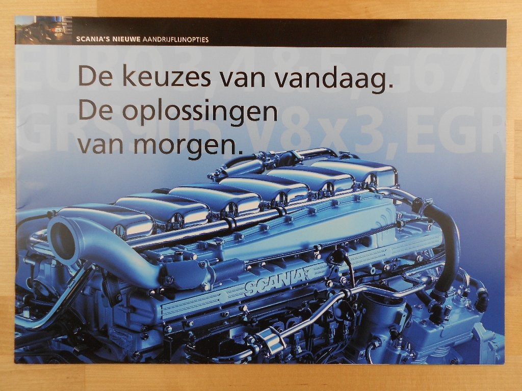 Scania Aandrijflijn Brochure 2005 R620 R580 R560 R500 R470, Ophalen of Verzenden, Zo goed als nieuw, Overige merken, Scania