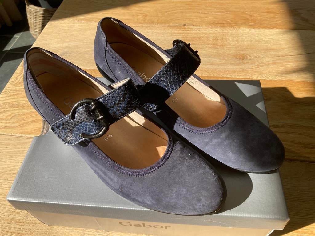 Dames schoenen Gabor maat 6,5 H blauw., Ophalen of Verzenden, Zo goed als nieuw, Zwart, Sneakers of Gympen