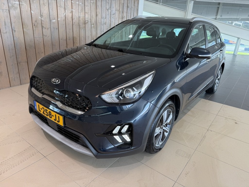 Kia Niro 1.6 GDi H. DynamicL. (bj 2021, automaat), Automaat, Gebruikt, Euro 6, Blauw