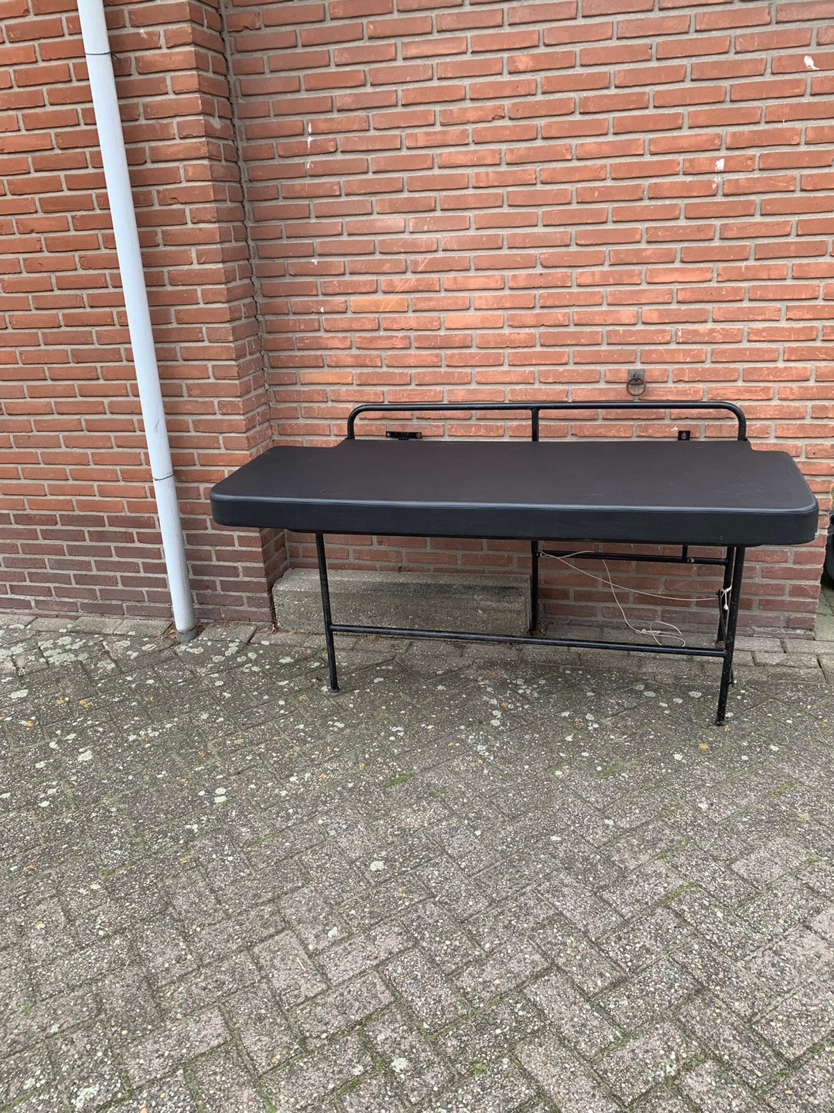 Net opklapbed, voor in Rolstoel bus, of camper. Zwart, Ophalen