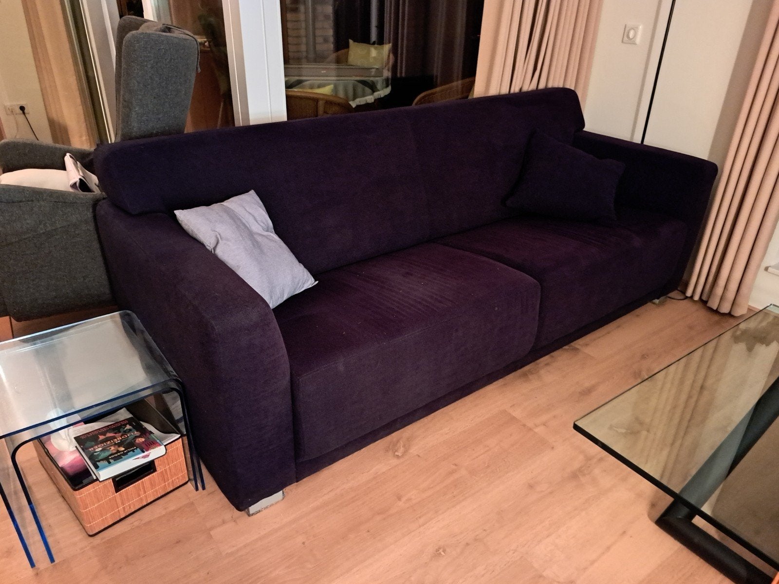 lig- zitbank, Huis en Inrichting, Ophalen of Verzenden, Stof, 200 tot 250 cm
