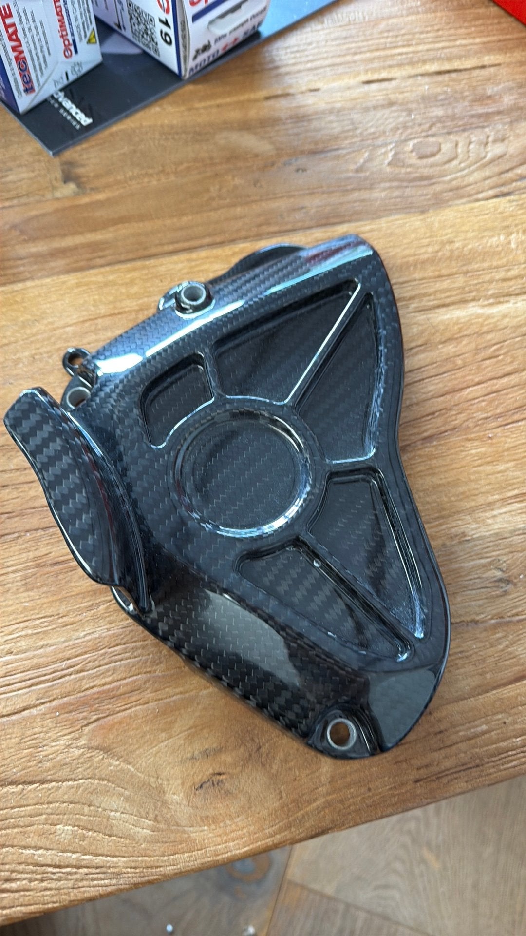 Yamaha R1 voortandwiel cover carbon, Ophalen of Verzenden, Nieuw