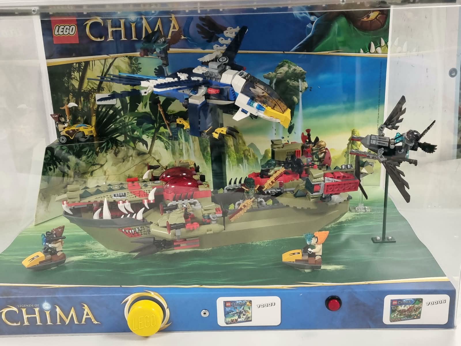 Lego Chima Vitrine Display - Zeldzaam en Compleet, Lego, Overige typen, Ophalen of Verzenden, Zo goed als nieuw