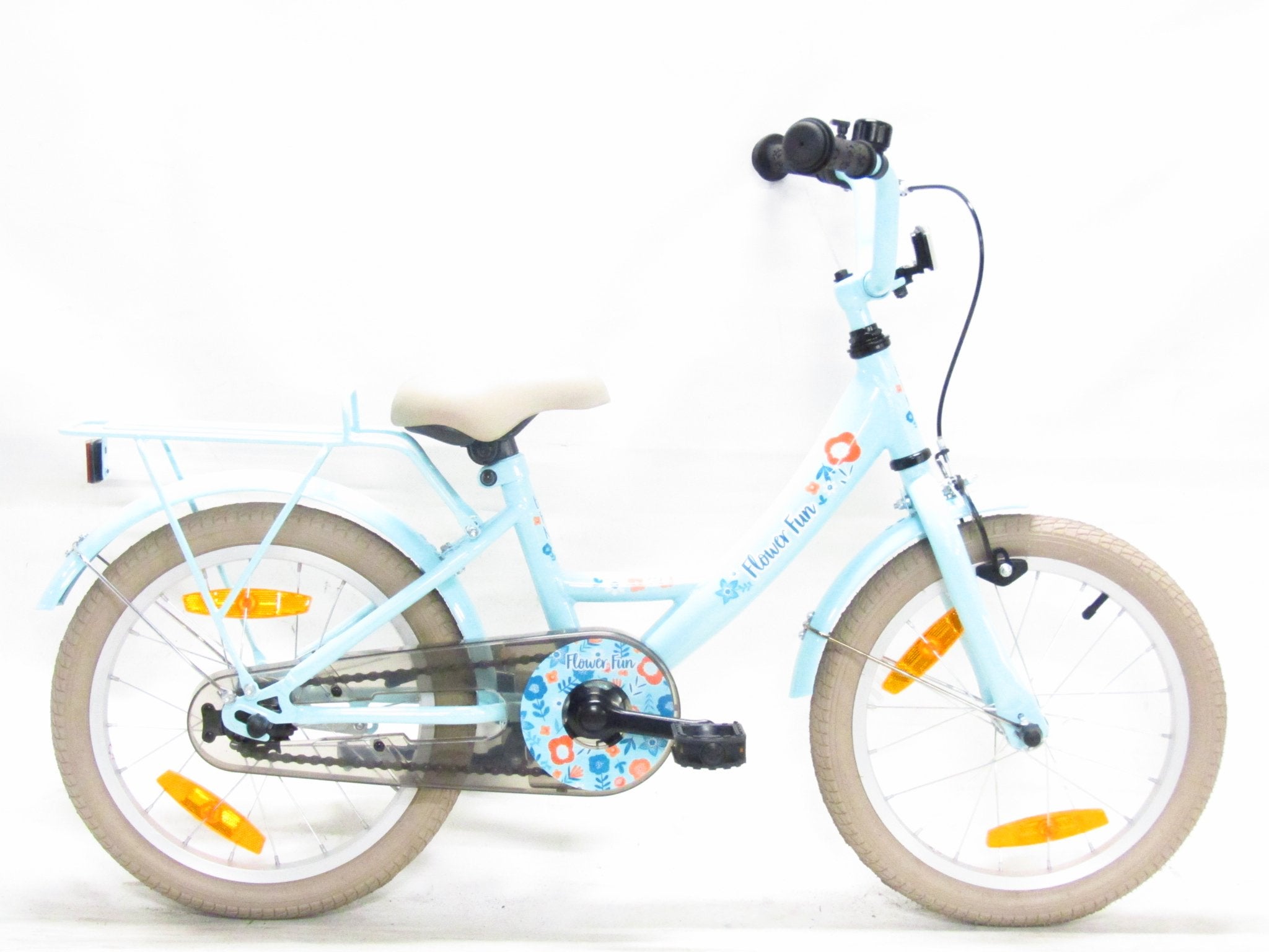 Bike fun Flower 16 blauw meisjes 26cm 16inch, Fietsen en Brommers, Fietsen | Meisjes, Nieuw, BIKE FUN