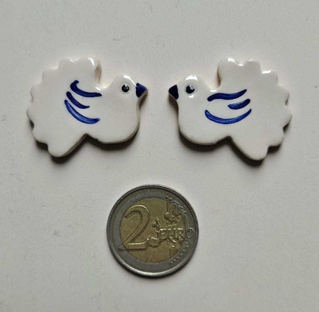 Mozaïek steentjes handgemaakte keramiek duifjes, N2B, Verzenden, Handgemaakt, Dieren, Nieuw