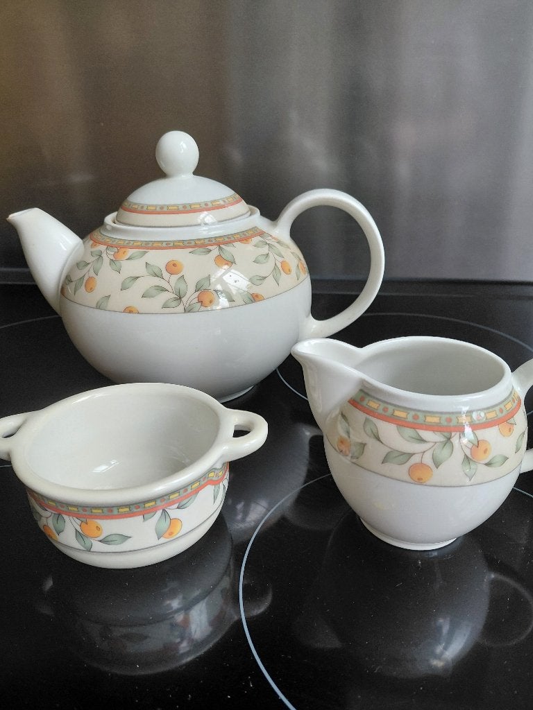 Theepot met roomstel, Ophalen, Gebruikt, Overige merken, Vintage