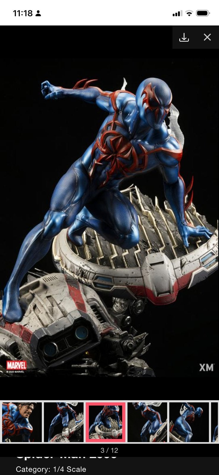 Xm studio spiderman 2099, Ophalen, Zo goed als nieuw, Dier