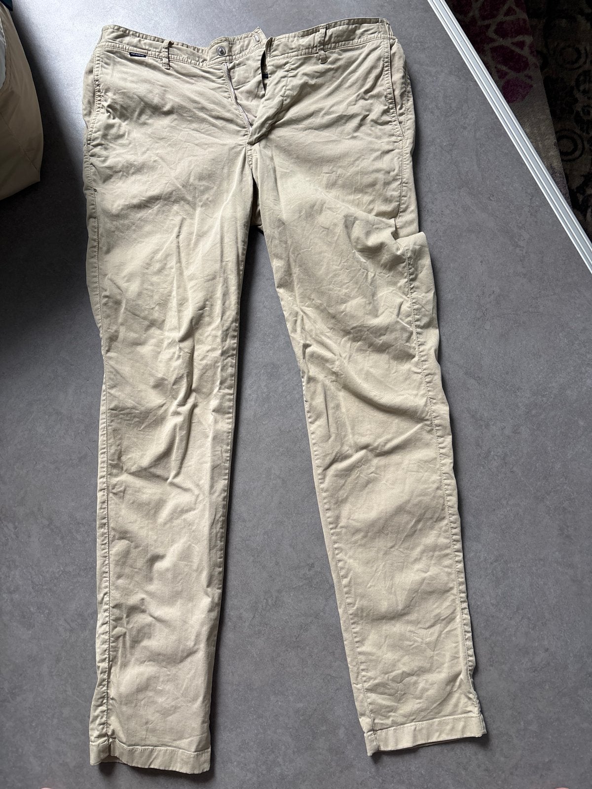 Mr Marvis Baristas broek, beige zandkleur, W34 L32, Ophalen of Verzenden, Gedragen, Overige maten, Beige