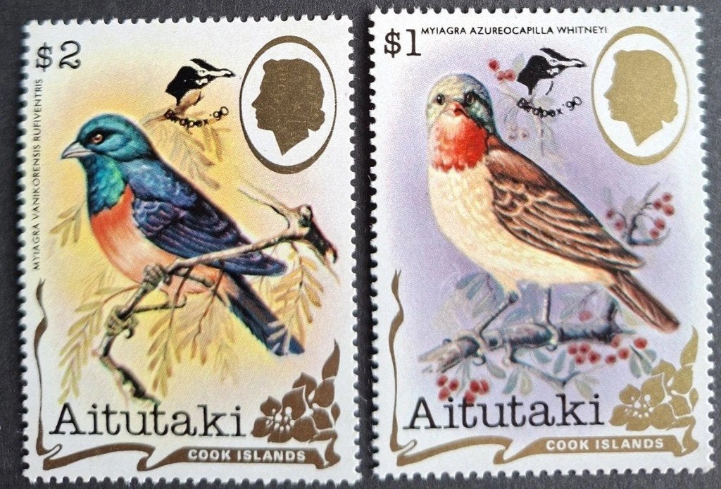 AITUTAKI 12 - Dieren: vogels, Ophalen of Verzenden, Postfris, Dier of Natuur