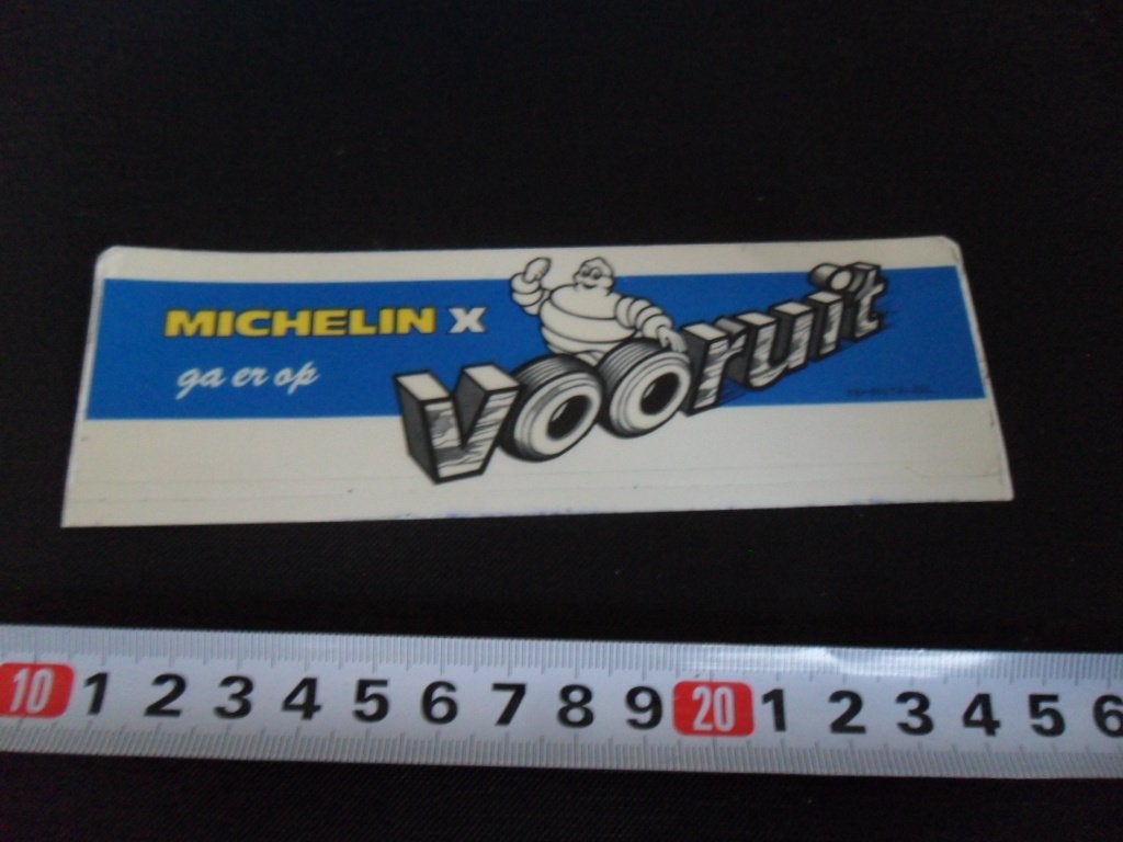 sticker auto banden MICHELIN X ga er op vooruit, Verzamelen, Ophalen of Verzenden, Zo goed als nieuw