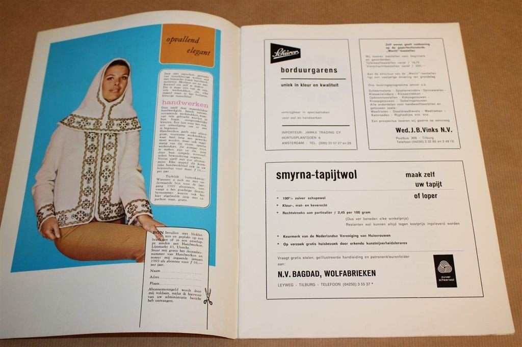Bij Voorbeeld — Tijdschrift voor Creatief Handwerk [1968], Ophalen of Verzenden, Gelezen, Overige onderwerpen