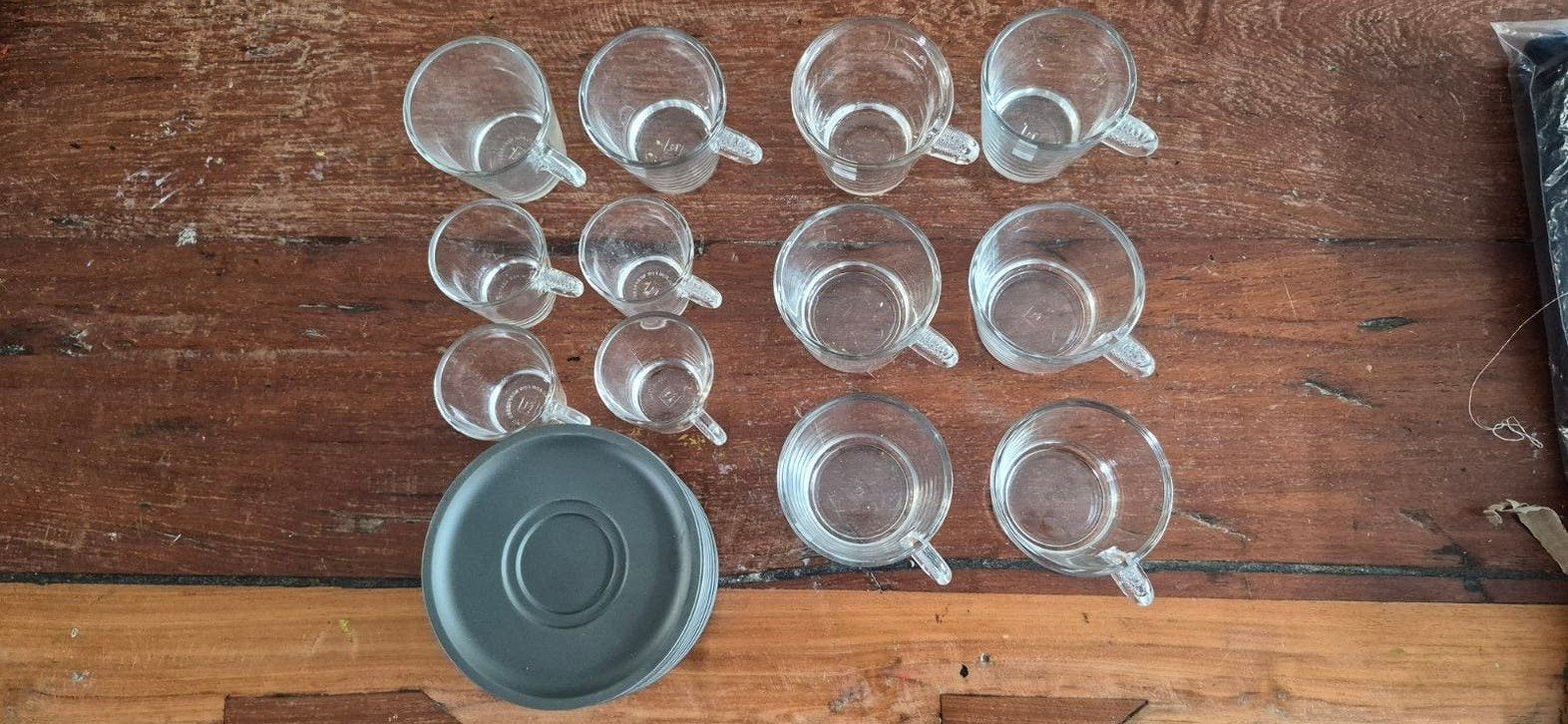 Nespresso glazen/kopjes in 4 afmetingen, Huis en Inrichting, Ophalen of Verzenden, Zo goed als nieuw, Overige merken, Glas