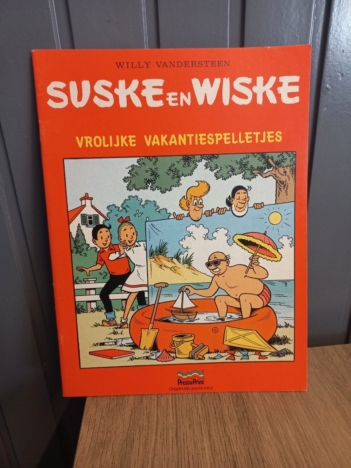 Suske en Wiske: Vrolijke Vakantiespelletjes (1988), Willy Vandersteen, Eén stripboek, Nieuw, Ophalen of Verzenden