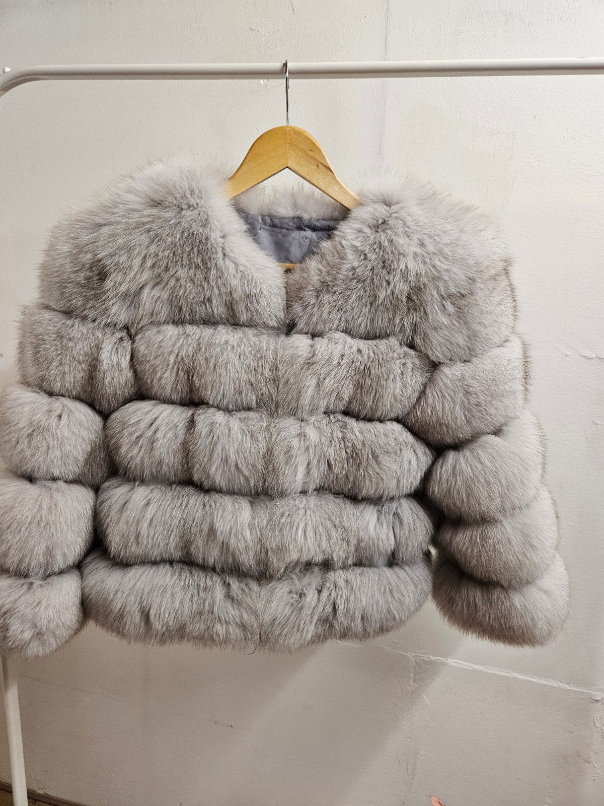 bontjas 100% real fur, Verzenden, Nieuw, Grijs