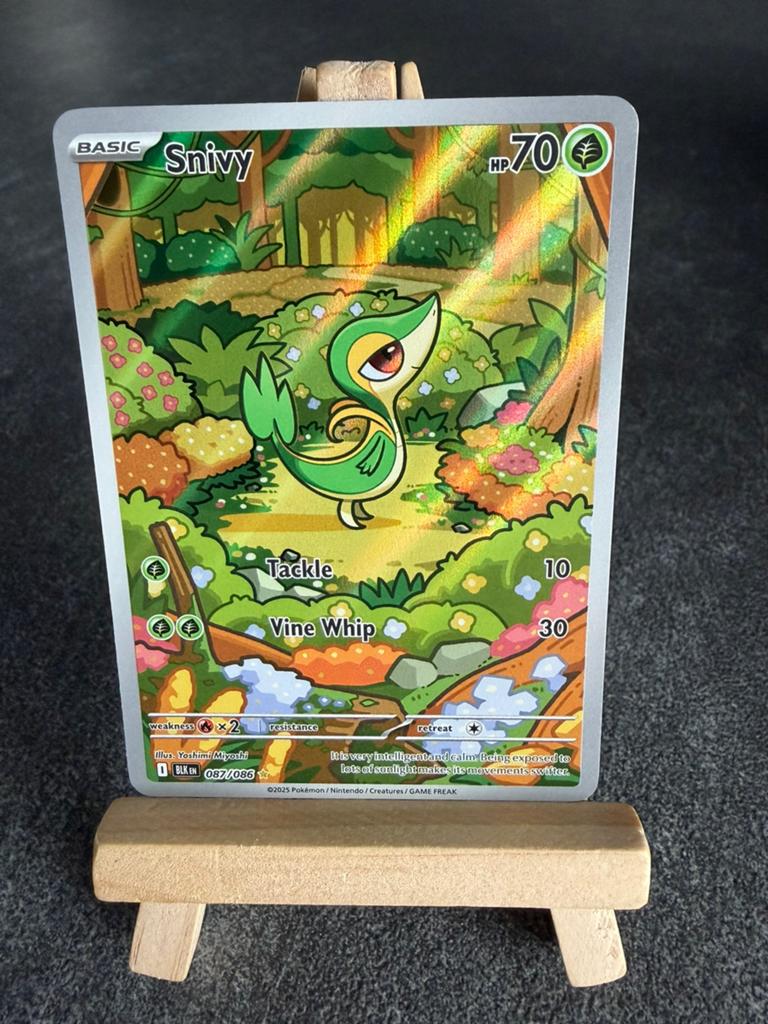 Snivy 087/086 Pokémon Black Bolt, Ophalen of Verzenden, Zo goed als nieuw