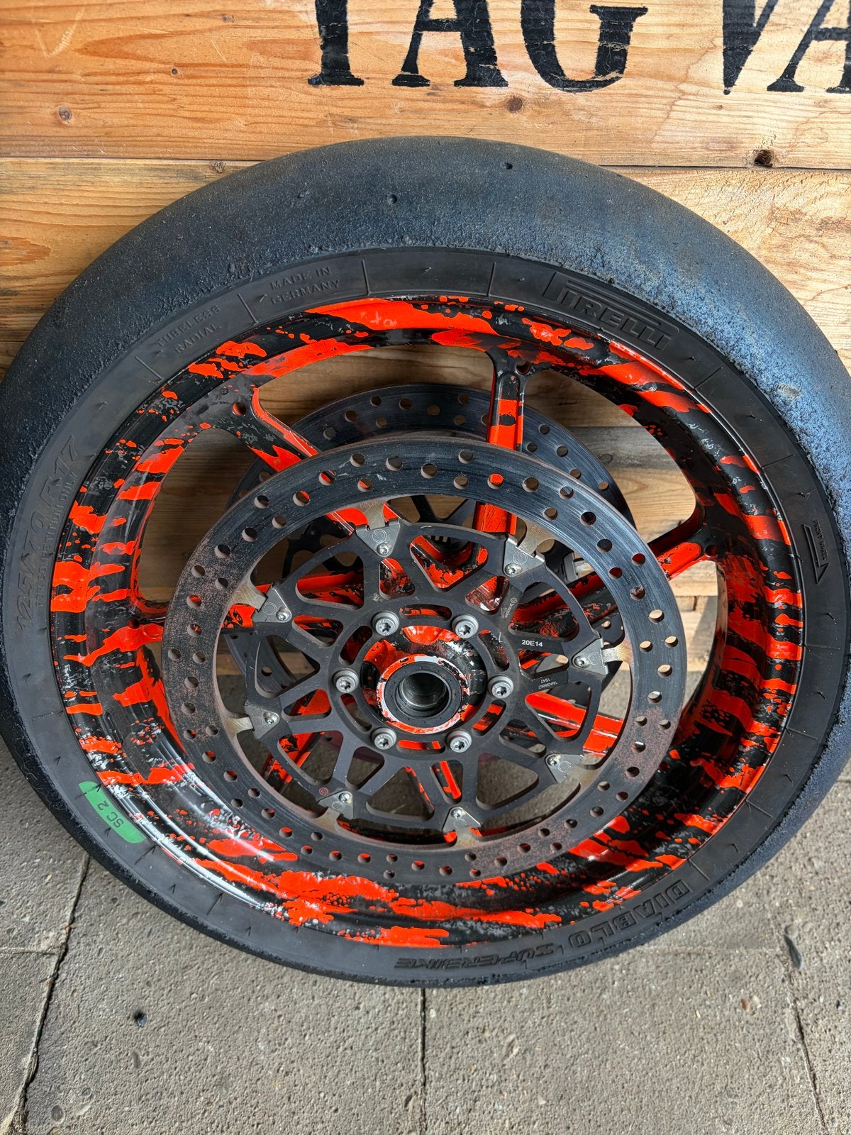 BMW S 1000 RR K67 M-gesmede velgenset met Brembo remschijven, Ophalen of Verzenden, Gebruikt