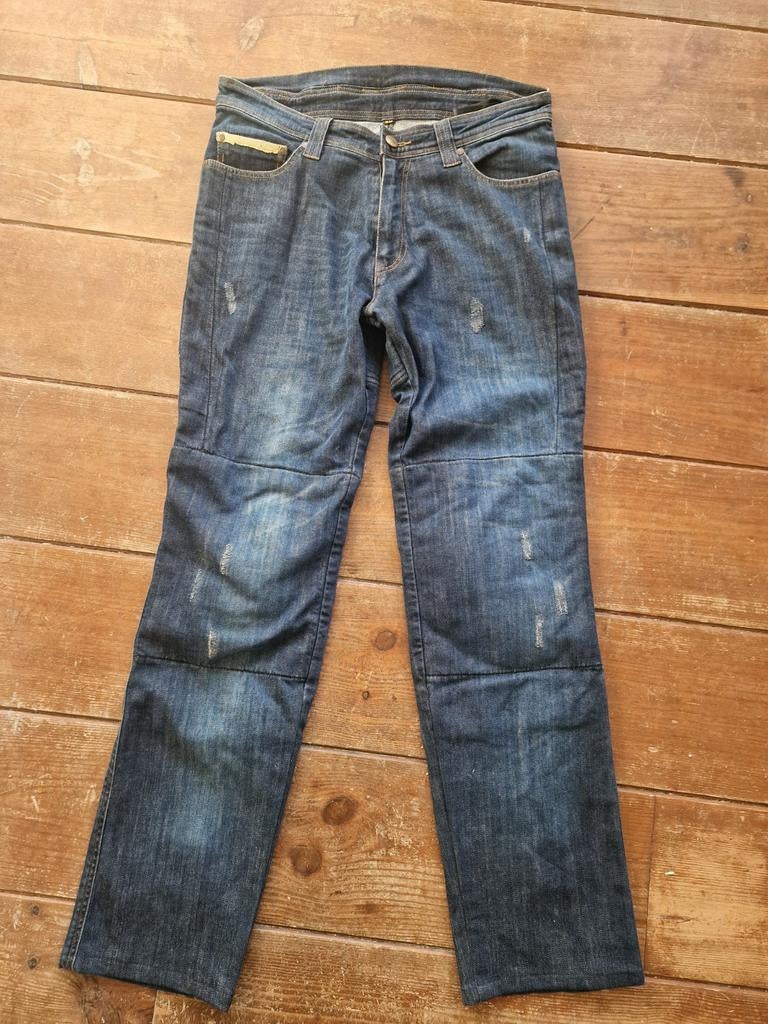 Motorjeans, rechte pijpen, 4sr, Kinderen, Ophalen of Verzenden, Broek | textiel