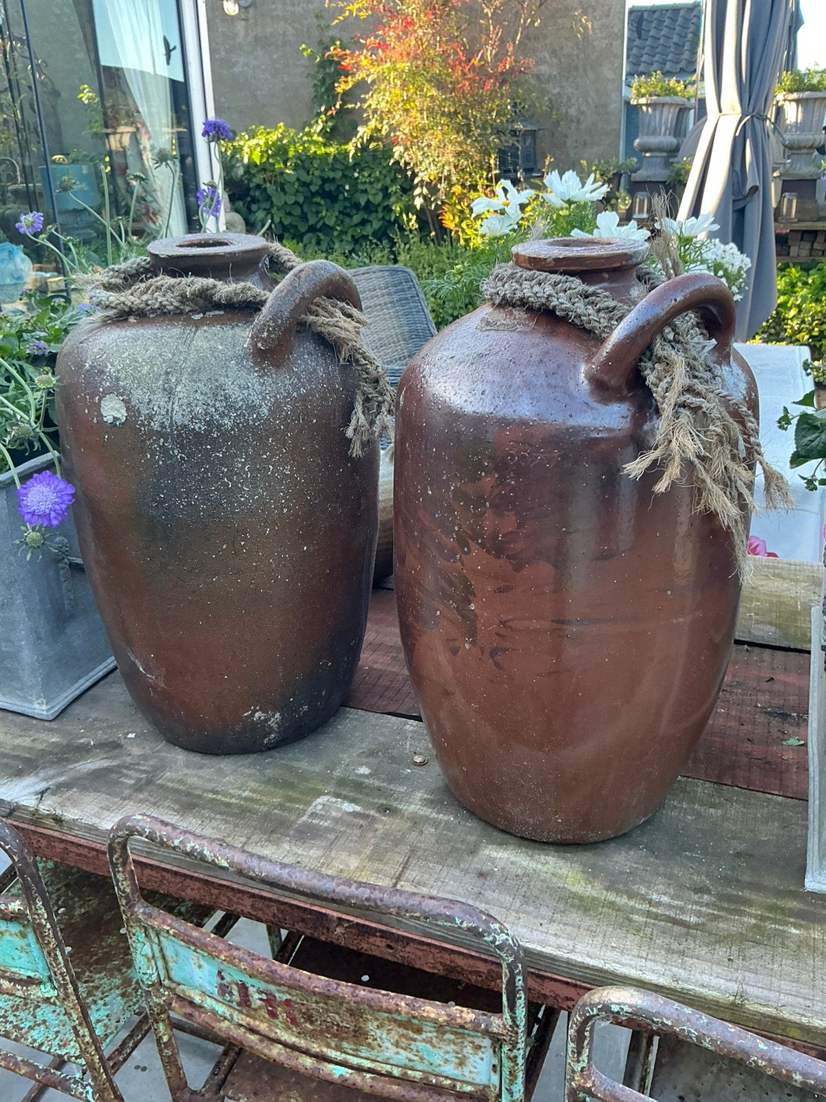 2 antieke Franse kruiken, Antiek en Kunst, Ophalen