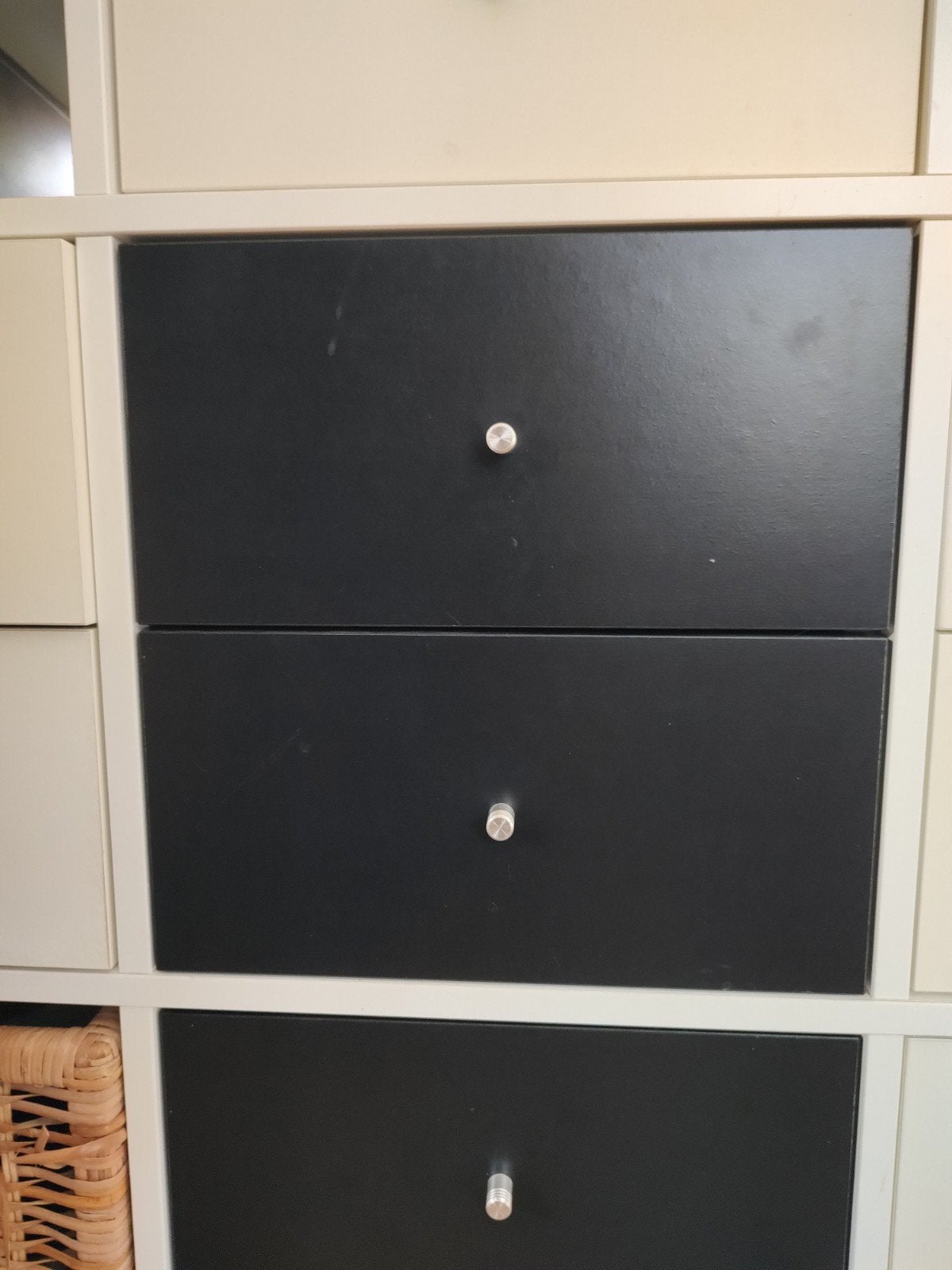 Ikea lades Expedit zwart vakkenkast, Ophalen