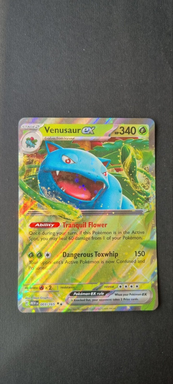 Venusaur ex MEW 003 good, Ophalen of Verzenden, Gebruikt, Losse kaart