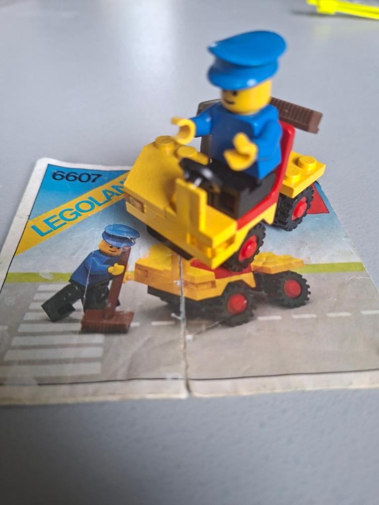 Lego Legoland set # 6607 Service truck, Gebruikt, Lego, Ophalen of Verzenden, Compleet