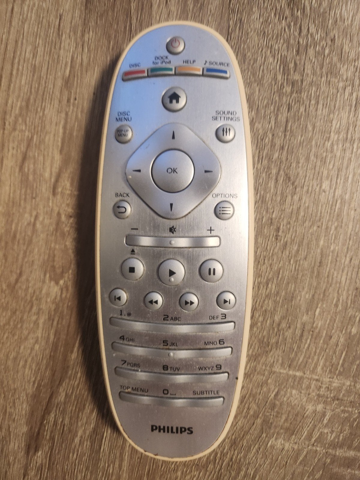 Philips Home Theater System afstandsbediening, Ophalen of Verzenden, Gebruikt, Origineel, Mediaspeler
