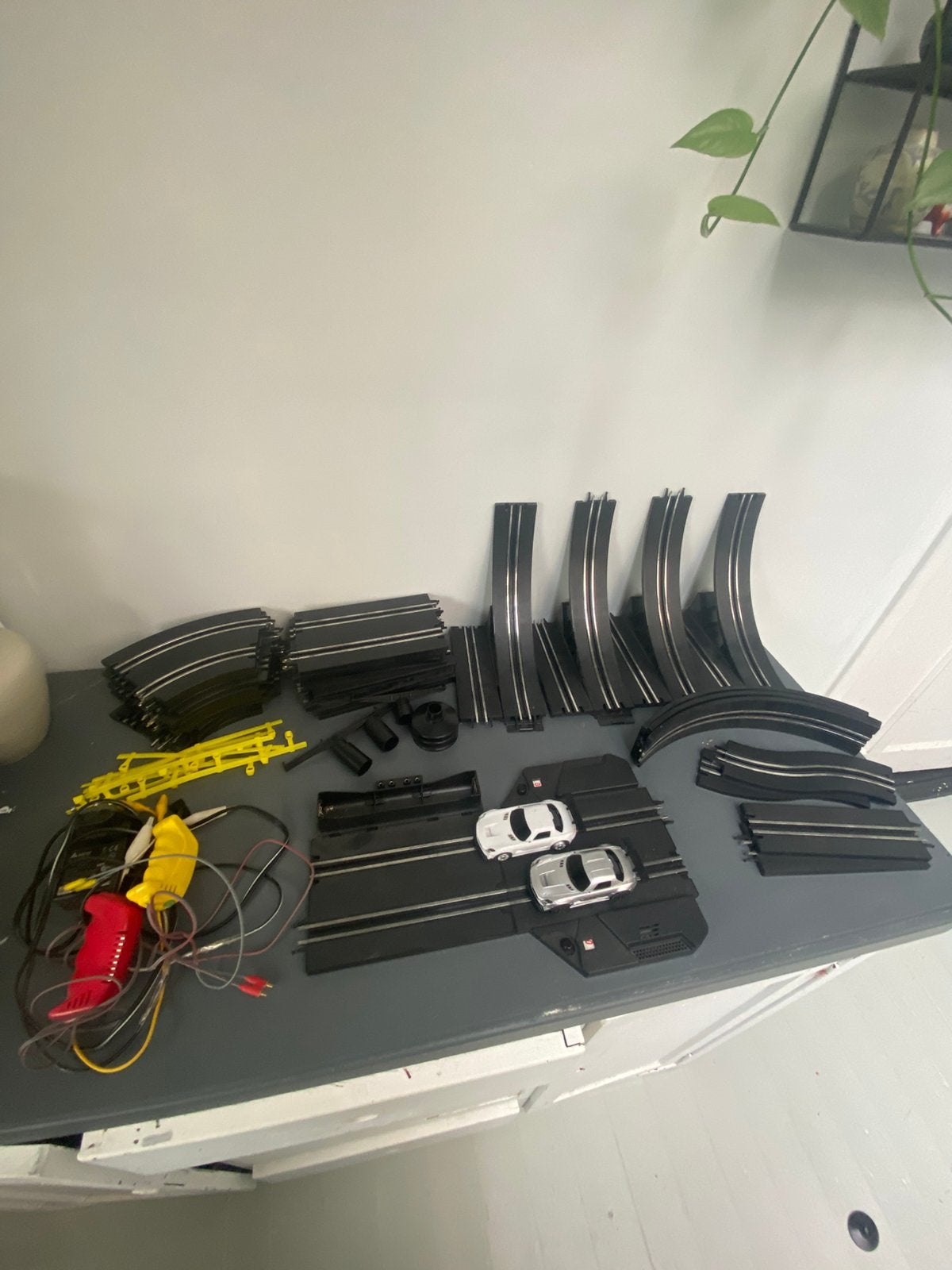 Carerra go racebaan met mercedes slotcars, Ophalen, Gebruikt